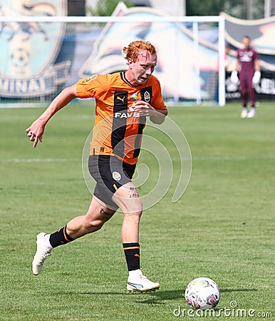 Ukrainian Premier League football game Minaj v Shakhtar Editorial Stock Photo