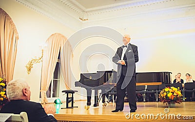 V. Noreika, opera singer Editorial Stock Photo