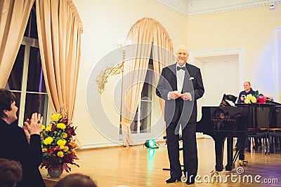 V. Noreika, opera singer Editorial Stock Photo