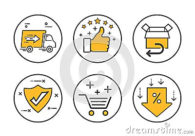 Business Ecommerce Icon vector illustration Vector Illustration