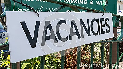 Vacancies Stock Photo