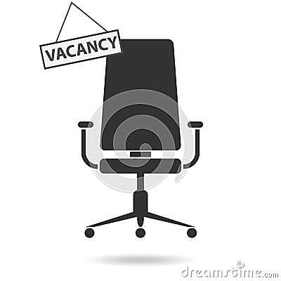 Vacant place, job search Vector Illustration