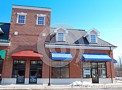 Vacant Storefront Main Street 2 Annapolis Stock Photo