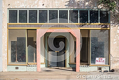 Vacant Storefront Editorial Stock Photo