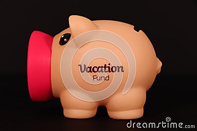 Vacation Fund. Stock Photo