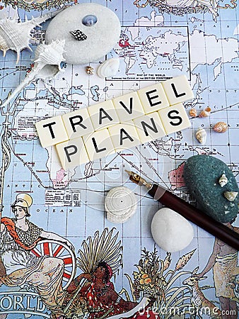 Vacation planning concept Stock Photo