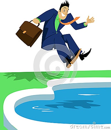 Vacation time starts Vector Illustration