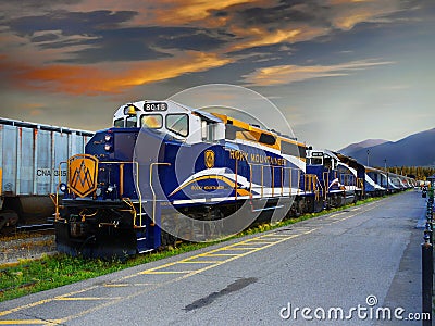 Vacation Train Editorial Stock Photo