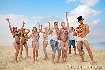 Vacationers Stock Photo