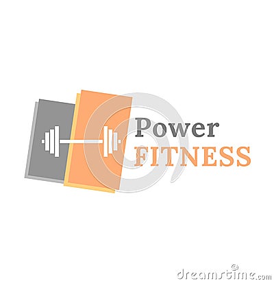 Power fitness icon Stock Photo