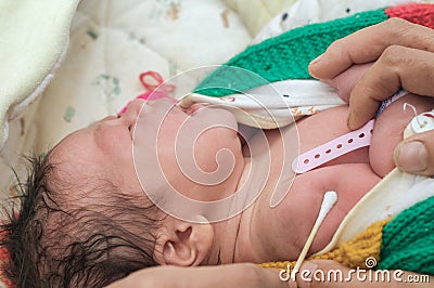 Vaccination for newborns Stock Photo