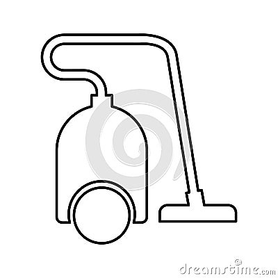 Vacum home appliance icon Vector Illustration