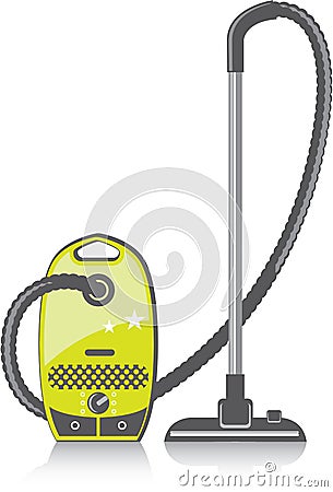 Vacuum Cleaner Vector Illustration