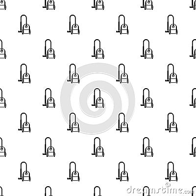 Vacuum cleaner pattern, simple style Vector Illustration