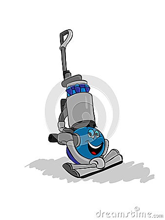 Vacuum cleaner Cartoon Illustration