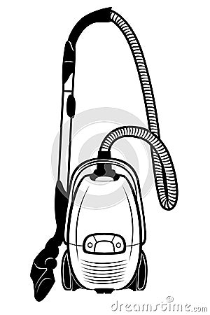 Vacuum cleaner Vector Illustration