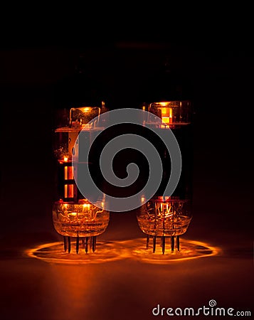 Vacuum tubes Stock Photo