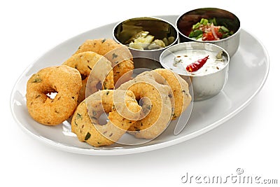 Vada, indian snack food Stock Photo