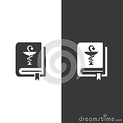 Vademecum guidebook icon. Isolated image. Pharmacy vector illustration Vector Illustration