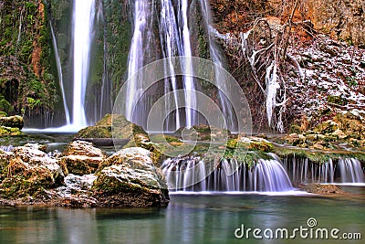 Vadul Crisului Waterfall Stock Photo