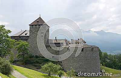 Vaduz castle Stock Photo