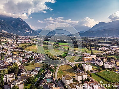 Vaduz Liechtenstein capital Editorial Stock Photo