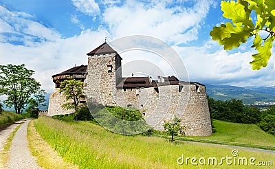 Vaduz prince castle Stock Photo