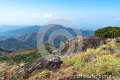 Vagamon the jewel in the crown of Idukki Stock Photo