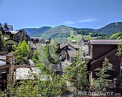 Vail Colorado Stock Photo