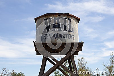 Vail Headquarters water tower Editorial Stock Photo