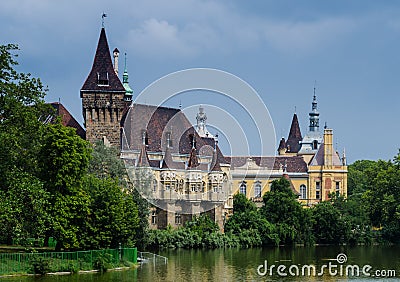 Vajdahunyad Castle in Budapest Stock Photo