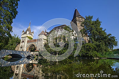 Vajdahunyad Castle in Budapest Editorial Stock Photo