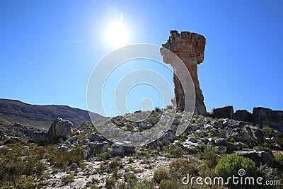 Maltese Cross rock formation, Cederberg Wilderness Area, south africa Stock Photo