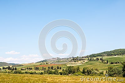 Val d`Orcia Stock Photo