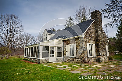 Val-Kill Cottage - Eleanor Roosevelt National Historic Site Editorial Stock Photo