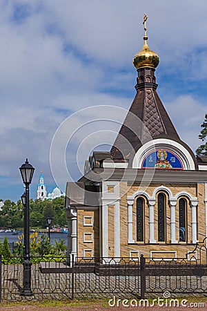 Valaam island Monastery - Lake Ladoga - Karelia Russia Stock Photo