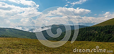 Valcan mountains in Romania Stock Photo