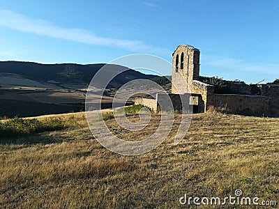 Valdecantos village in Soria, Spain. Stock Photo