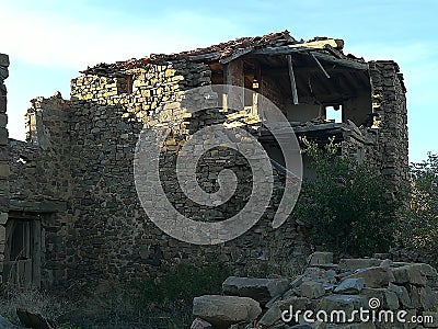 Valdecantos village in Soria, Spain. Stock Photo