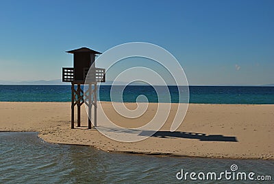 Valdevaqueros beach Tarifa Stock Photo