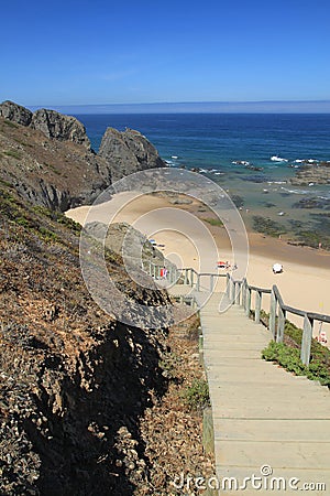 Vale dos Homens beach Stock Photo