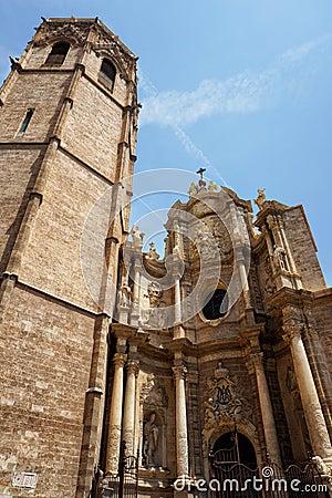 Valencia Cathedral, Spain Stock Photo
