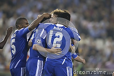 Valencia CF vs Chelsea Editorial Stock Photo