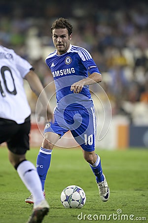 Valencia CF vs Chelsea Editorial Stock Photo