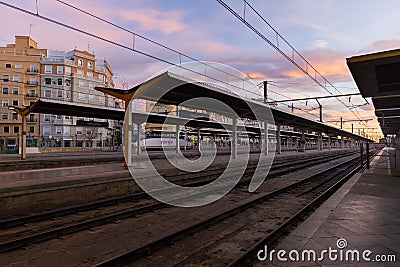 Estacion del nord in Valencia City Editorial Stock Photo