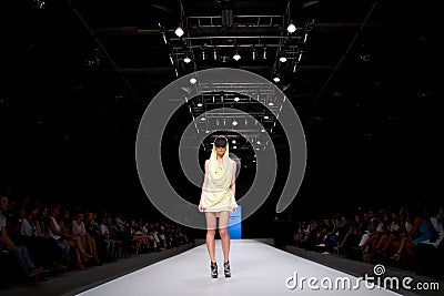 Valencia Fashion Week Editorial Stock Photo