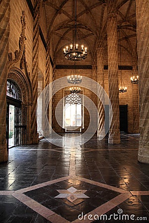 Valencia - Silk Exchange Stock Photo