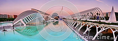 City of Arts and Sciences in Valencia, Spain Editorial Stock Photo