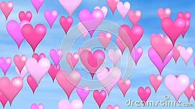 Valentine`s Day Animated Frame of Hearts for Overlay on Video. Love Heart  Frame Stock Video - Video of greeting, decoration: 168462547