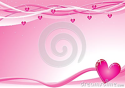 Valentine background Vector Illustration